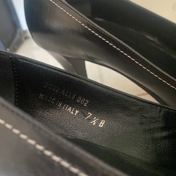 Coach Ally Baby Calf Black leather pump. Made in Italy - Picture 5 of 8